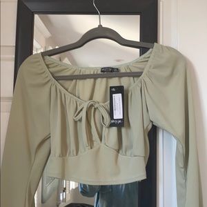 Nasty Gal Crop long sleeve
